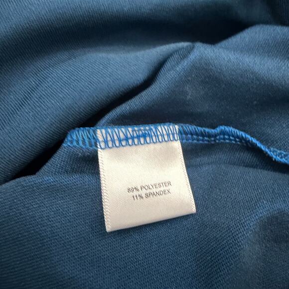 Peter Millar Wicking Perth 1/4 Zip Pullover Men's Large Blue Performance Golf - Picture 5 of 9